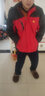 啄木鳥(niǎo)夾克男外套秋冬季裝三合一沖鋒衣男士加絨厚款休閑保暖上衣服男裝 FGT888紅色 5XL（175-190斤） 曬單實(shí)拍圖