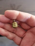藏漢屋小號(hào)925銀黃銅可打開六字真言項(xiàng)鏈嘎烏盒diy佛珠側(cè)掛手鏈空心吊墜 黃銅版六字小號(hào)嘎烏盒（不帶繩鏈 曬單實(shí)拍圖