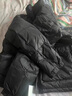 ANDSEEYOU 潮牌男士羽絨服 冬季新款時(shí)尚休閑羽絨衣青年保暖外套精品男裝 黑色 M 曬單實(shí)拍圖