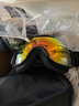 UVEX downhill 2100 V光感變色滑雪鏡 德國(guó)優(yōu)維斯單雙板防霧滑雪眼鏡 亞版.啞光黑/彩虹.變色.CAT.1-3 曬單實(shí)拍圖
