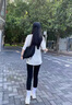 JERRIE MOCK黑色鯊魚褲女外穿春秋薄款收腹緊身顯瘦小腳褲高腰提臀打底褲 黑色-三?？邸敬呵锉】睢?M 【建議95-120斤】 曬單實(shí)拍圖