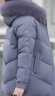 鸭鸭（YAYA） 妈妈冬装羽绒服女中长款中年外套洋气中老年人女装奶奶官方衣服 紫色 3XL 实拍图