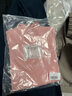 純一良品（CUNYI）童裝女童打底衫兒童長(zhǎng)袖T恤女孩春秋裝上衣中大童寶寶t恤衫 藕粉 140 cm 曬單實(shí)拍圖