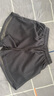 浪莎冰絲短褲女夏季外穿高腰寬松顯瘦百搭休閑a字三分運動(dòng)闊腿熱褲子  深灰 M 建議80-100斤 曬單實(shí)拍圖