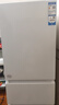 海爾（Haier）217升風(fēng)冷無(wú)霜三開(kāi)門多門家用小冰箱小型宿舍租房一級(jí)能效節(jié)能BCD-217WGHC3E9S9(白) 曬單實(shí)拍圖