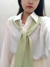 喜詩(shī)萊 CESLAY夏季半身裙學(xué)院風(fēng)套裝女學(xué)生韓版寬松短袖襯衫高腰闊腿裙褲顯身材 藍襯衫+藍長(cháng)褲裙【套裝】 224# S 建議70-95斤 曬單實(shí)拍圖