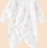 贝瑞加（Babyprints）婴儿连体衣宝宝满月服新生儿衣服四季纯棉哈衣蝴蝶衣 黄彩虹52 实拍图