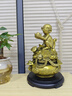 天祥緣 銅猴子擺件如意猴十二生肖猴辦公桌擺件開業(yè)送禮工藝品家居裝飾 28號(hào)銅金猴聚寶 配底座 曬單實(shí)拍圖