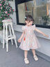 G.DUCKKIDS小黃鴨童裝女童裙子夏季兒童連衣裙女孩子中國風(fēng)漢服裙旗袍A字裙 粉色 130 尺碼7~8歲【120-130cm】cm 曬單實(shí)拍圖