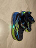 Skechers斯凱奇童鞋男童閃燈鞋秋季休閑運動(dòng)鞋兒童鞋開(kāi)關(guān)發(fā)光潮鞋400103L 黑色/藍色/檸檬色/BBLM 34 曬單實(shí)拍圖