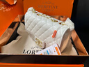 LORFFINY輕奢品牌包包女包2024新款菱格鏈條包時尚單肩斜跨包情人生日禮物 白色 品牌精美禮盒裝 送禮佳品 曬單實(shí)拍圖