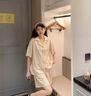 野獸派家居（tbh）小王子夢(mèng)想家天絲棉家居服套裝四季可外穿情侶睡衣禮物 天絲棉長(zhǎng)款家居服 紅藍(lán)條紋 S 曬單實(shí)拍圖