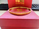 中國(guó)黃金（CHINA GOLD）足金星星與花拉絲黃金手鐲送女友老婆七夕節(jié)情人節(jié)禮物 54#金重約6.2g【藍(lán)色玫瑰禮盒】 曬單實(shí)拍圖