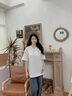 棉致重磅短袖男夏季新款美式薄款t恤男士潮流寬松五分半袖體恤打底衫 555白色 21【高品質(zhì)】 XL 120-140斤 曬單實拍圖