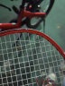 李宁（LI-NING）羽毛球拍全碳素3U男女初学者训练单拍 A880T 李宁红 （已穿线） 实拍图