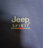JEEP SPIRIT吉普休閑長(cháng)袖t恤男寬松春秋翻領(lǐng)純色棉質(zhì)商務(wù)體恤衫開(kāi)衩彈力上衣 寶藍 常規 2XL (185) /104A建議165-175斤 曬單實(shí)拍圖