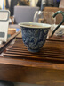 鐘家窯茶杯 景德鎮(zhèn)手繪青花柴窯萬花主人杯單杯男士高端品茗茶器 曬單實拍圖