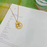 中國黃金（CHINA GOLD）黃金項鏈女足金在逃公主純金吊墜七夕情人節(jié)禮物送女友老婆 足金在逃公主吊墜約2.1g*配銀鏈 曬單實拍圖