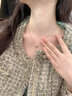 CRD克徠帝【現貨閃發(fā)】pt950鉑金項鏈圓珠鏈墜女士套鏈白金頸飾 5.75g 曬單實(shí)拍圖