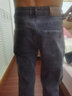 羅蒙（ROMON）牛仔褲男士秋冬商務(wù)休閑長(cháng)褲運動(dòng)修身直筒褲子男裝LM206煙灰31 曬單實(shí)拍圖