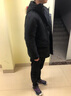 羅蒙羽絨服男士防寒保暖白鴨絨純色連帽外套男百搭韓版中青年寬松男裝 057黑色 XL 【建議130-145斤】 曬單實拍圖