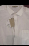 才子（TRIES）【易打理】男士短袖衬衫夏季职业衬衣商务正装纯色简约衬衫 白色 41(175/96A) 实拍图