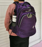JUST G 護脊減負中學(xué)生書(shū)包男女韓版初中生高中生大容量小學(xué)生書(shū)包校園 紫色【承重加強款】 曬單實(shí)拍圖
