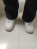 特步（XTEP）童鞋女童小白鞋儿童运动鞋男童板鞋百搭休闲学生板鞋 新白色/泡沫蓝 34码 实拍图