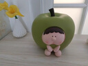 笨鳥(niǎo)創(chuàng  )意創(chuàng  )意奶油風(fēng)蘋(píng)果梨子儲蓄罐兒童水果存錢(qián)罐桌面治愈裝飾品可愛(ài)擺件 蘋(píng)果小孩存錢(qián)罐 曬單實(shí)拍圖