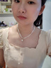 迪后（Dirholl）澳白貝珠項(xiàng)鏈女士精致愛(ài)心吊墜鎖骨頸鏈情人節(jié)生日禮物送女友老婆 法式復(fù)古施家珍珠項(xiàng)鏈+證書(shū)禮盒 曬單實(shí)拍圖