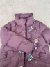 羅蒙媽媽裝冬裝羽絨服女短款2024新款老年女裝洋氣中老年冬季奶奶外套 豆沙羽絨服 L 【建議100斤以?xún)取?曬單實(shí)拍圖