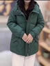 恒源祥加肥加大尺碼胖mm女士羽絨棉服冬季2023新款棉服媽媽減齡棉衣 墨綠 XL 【130-150斤 曬單實(shí)拍圖
