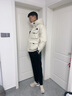 安踏加絨運動(dòng)褲男春秋季加厚保暖長(cháng)褲休閑褲束腳褲子男士衛褲籃球褲 -1基礎黑/刺繡logo(拉鏈口袋) L (175) 曬單實(shí)拍圖