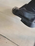 阿貓頓 軍訓(xùn)制品式校尉皮鞋男三接頭教官皮鞋男士正裝保安皮鞋 經(jīng)典套腳款（打孔款） 43 曬單實(shí)拍圖