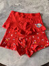 candynut兒童內褲青少年本命年大紅色男童平角褲胖童加肥大初高中生馬年褲 奇夢(mèng)新年 180 (2XL) 建議體重 120-140斤 曬單實(shí)拍圖