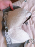 浪莎（langsha）乳膠內(nèi)衣女小胸顯大聚攏調(diào)整型收副乳無(wú)鋼圈少女文胸蕾絲撞色乳罩 MWY魅卡蘭黛-粿=果綠色 XL 80AB/36AB 曬單實(shí)拍圖