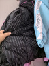 鴨鴨（YAYA）兒童羽絨服女童新中長款加厚女孩連帽時尚冬季中大童裝外套HR 黑色 140 曬單實拍圖