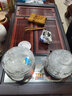 金灶（KAMJOVE） 功夫茶具套裝 茶具燒水壺一體全自動 茶盤茶海 茶道實木茶臺 搭配H10泡茶壺 陶瓷茶具 茶渣桶 曬單實拍圖