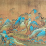 喬美十大傳世名畫仿古畫長卷軸畫古代名家字畫原作版畫中國畫送禮品畫 王希孟 千里江山圖 51*1277厘米 1比1高清復(fù)制+裝裱長卷+錦盒包裝 曬單實(shí)拍圖