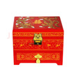 九彩（jiucai）平遙推光漆器首飾盒高檔工藝品山西特產(chǎn)七夕情人節(jié)禮物送女友 高檔款 紅底龍鳳 曬單實拍圖
