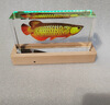內(nèi)雕紅龍魚(yú)水晶擺件客廳玄關(guān)辦公室輕奢高檔喬遷裝飾工藝品送禮物 金龍魚(yú)20*10*4cm（內(nèi)雕水晶） 曬單實(shí)拍圖