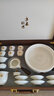 蘇氏陶瓷（SUSHI CERAMICS）羊脂玉功夫茶具套裝家用白瓷側(cè)把壺17件整套禮盒裝國家補貼 曬單實拍圖