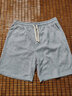 名創(chuàng  )優(yōu)品（MINISO）夏季短褲男跑步大褲衩外穿運動(dòng)口袋休閑印花球褲沙灘戶(hù)外五分褲子 麻灰(純色) 3XL (體重180-205斤) 曬單實(shí)拍圖