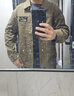 真維斯（Jeanswest）牛仔外套男純棉2026春夏季新款寬松男士工裝夾克男款休閑男裝上衣 2201咖啡色 L (推薦120-145斤) 曬單實(shí)拍圖