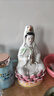 家居觀(guān)音菩薩佛像陶瓷坐蓮觀(guān)音佛像擺件描金古蓮南海觀(guān)世音菩薩家用zd 10寸單獨觀(guān)音佛像 曬單實(shí)拍圖