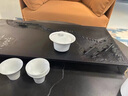 茶錦記烏金石茶盤(pán)家用簡(jiǎn)約石頭茶具托盤(pán)排水茶臺大號石盤(pán)客廳待客泡茶幾 85*33*4(CM)單茶盤(pán) 曬單實(shí)拍圖