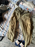 衣然呈品工裝褲子男士春夏季復(fù)古高街加厚寬松休閑直筒顯瘦修身百搭褲子男 軍綠【常規(guī)】 L 110-125斤 曬單實拍圖