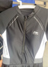 李寧（LI-NING）泳衣女連體裙式專業(yè)游泳衣遮肚顯瘦抗氯速干大碼保守溫泉女士泳裝 黑白【中框鏡帽套裝】 L 【身高160-165體重50-55】 曬單實(shí)拍圖
