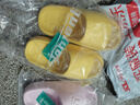 果洛菲（GUOLUOFEI）特大碼踩屎感拖鞋女夏季洗澡eva男士厚底涼拖 粉色 37-38  曬單實(shí)拍圖