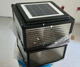 銘燈堡太陽(yáng)能柱頭燈庭院圍墻柱子燈戶外防水別墅花園墻頭燈大門口門柱燈 太陽(yáng)能30cm黑色三色光 曬單實(shí)拍圖